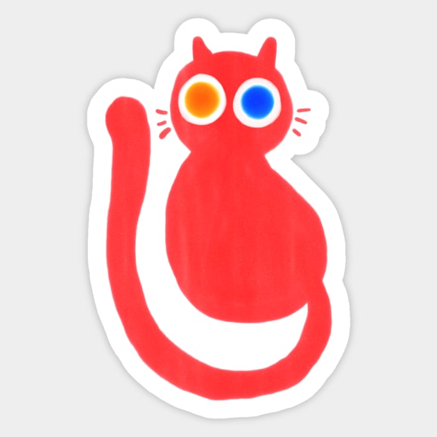 cat Sticker by le_onionboi